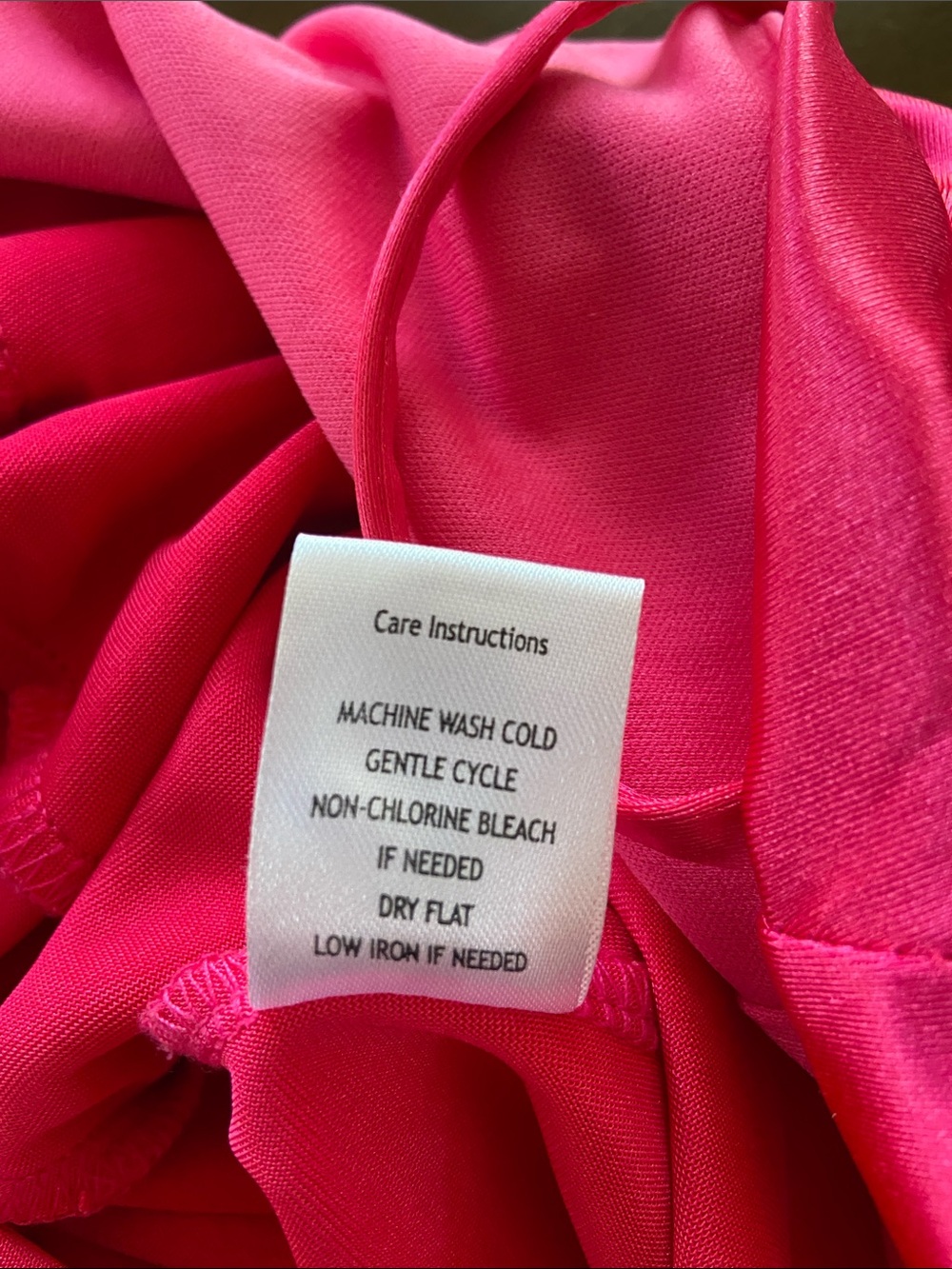 Emerald Sundae Hot Pink Satin Slip Dress, size L. Very flattering design! - Picture 14 of 16